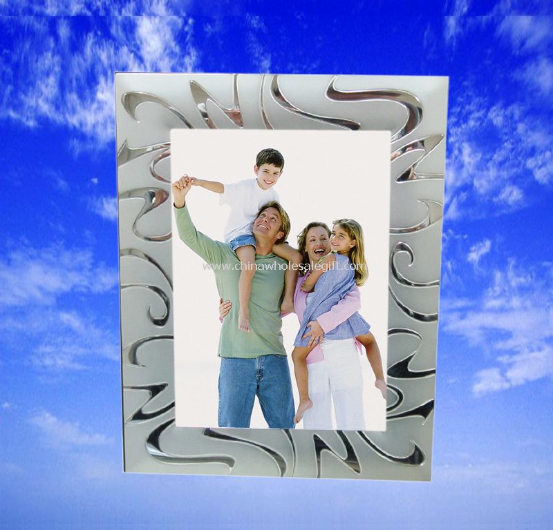 Family Siliver Plated Photo Frame