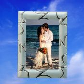 4 дюймової шлюб Siliver покриттям рамка для фото images