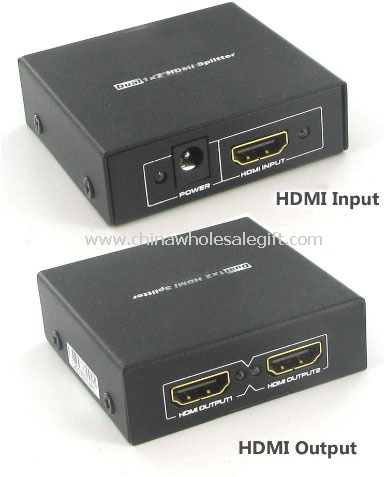 مصغرة 1x2 HDMI الفاصل مكبر للصوت v1.3b