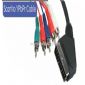 Scart untuk 5 RCA kabel Video Stereo Audio AV komponen small picture