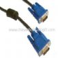 VGA SVGA male to male 15 pin monitor video cable small picture