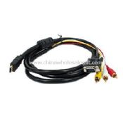 HDMI HDTV untuk VGA HD15 Y/Pb/Pr 3 RCA adaptor kabel images