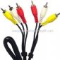 DUAL 25 FT KABEL AUDIO STEREO KABEL PATCH DVD 25FT small picture