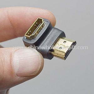 90 derajat HDMI 1.3 1080P laki-laki untuk perempuan Adapter