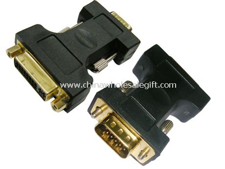 DVI Kvinde-VGA mandlige Video Converter Adapter til kabel