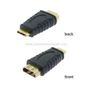 MINI HDMI a HDMI M / F CABLE ADAPTADOR ENCHUFE CONNERTOR images