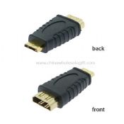 Mini HDMI vers HDMI M / F CABLE ADAPTATEUR CONNERTOR COUPLEUR images