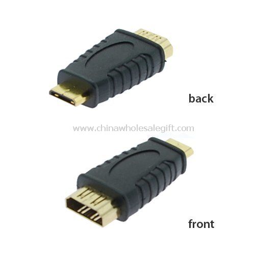 MINI HDMI to HDMI M/F CABLE ADAPTER COUPLER CONNERTOR