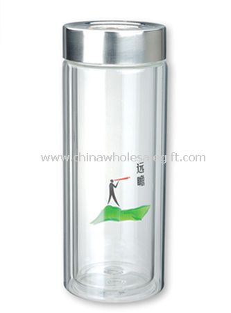 260ml double glass cup