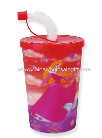 500ml PP Straw Cup
