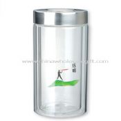 260ml double glass cup images
