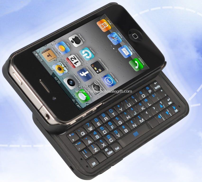 ABS Bluetooth 3.0 Slide tastiera con Mouse 2 in 1 per iPhone 4S