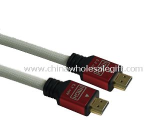 کابل HDMI M/M--پوسته آل آلیاژ طلا برای PS3 HDTV 1080P