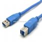 USB 3.0 Male Type A to B Super Speed Extension Cable small picture