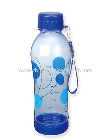Sports vandflaske med rem