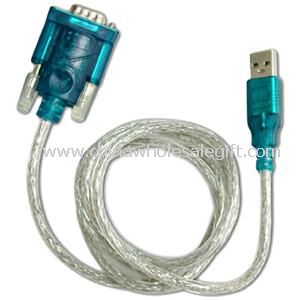 USB 2.0 til DB9 serie 9 PIN RS232 Adapter kabel PDA GPS