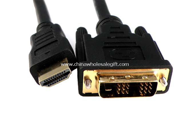 HDMI M to DVI-D CABLE FOR FLAT TV HDTV DVD