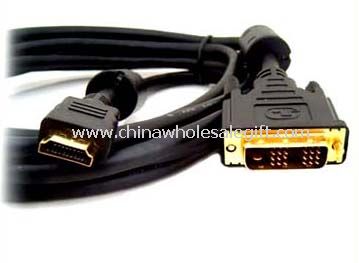 HDMI мужчин и мужского кабеля DVI-D для плазмы HDTV-DVD