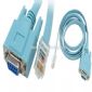 RS232 Serial DB9 para RJ45 Cat5 Ethernet Adapter Cable small picture