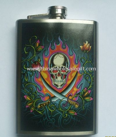 Water Transfer Hip Flask