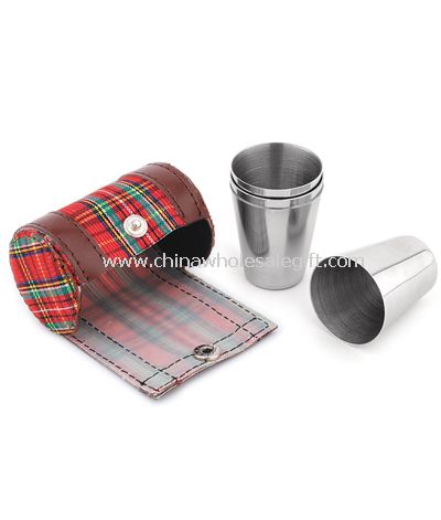 S/S Hip Flask set