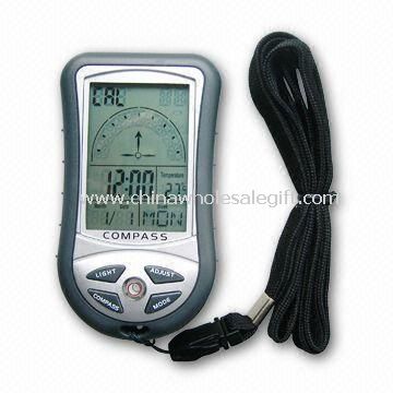 Handheld Digital Compass com Backlight LCD