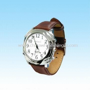 Talking Watch with Perpetual Calendar and Alloy Case