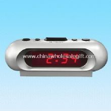 Novedad Reloj digital con pantalla LED de tiempo y hora de alarma ajustable images