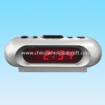 Novelty Digital Clock with LED Time Display and Alarm Time Adjustable