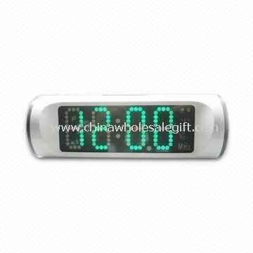 Novelty LED Clock with Time Display and Alarm Function