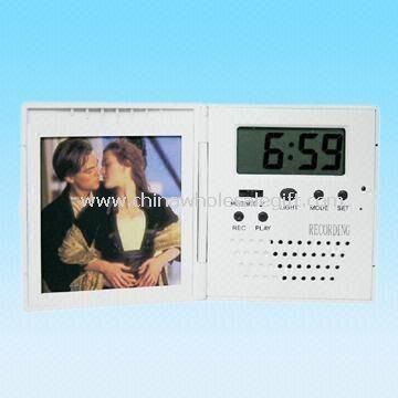 Recording Photo Frame with Alarm Clock Function