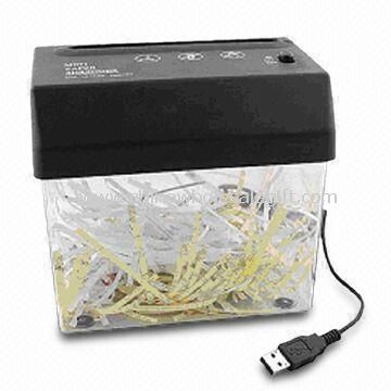 USB hârtie Shredder, cu admisie de hârtie 120mm