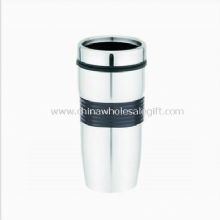 Outside Stainless steel Travel Mug with Rubber images