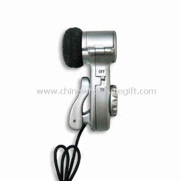 In-ear FM Radio with High-sensitivity Manual Tuning