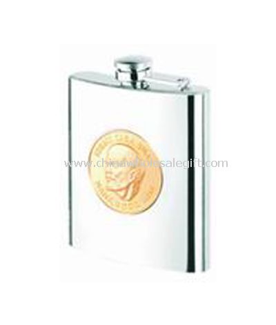 Embossing S/S Hip Flask