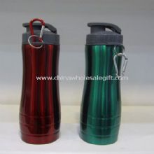Carabiner stainless steel sport water bottle images