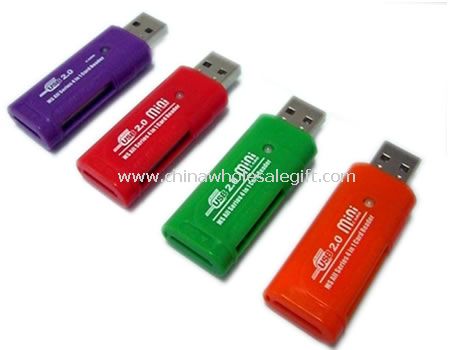 USB2.0 البسيطة الكل في 1 قارئ بطاقة