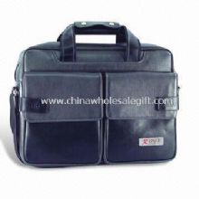 Classical Office Computer Bag with Two Pockets Made of PVC images
