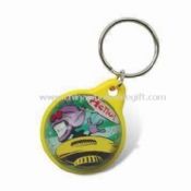 Gelembung cair Keychain dengan 3D Floater images