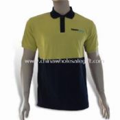 Mens Kurzarm-Polo Shirt mit Baumwolle stricken Pique images
