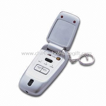 Multifunction Key Chain with LCD Clock/Memo Recorder/Personal Alarm