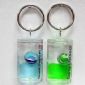 Liquid Acrylic Aqua-style Key Chain With Customized Designs small picture