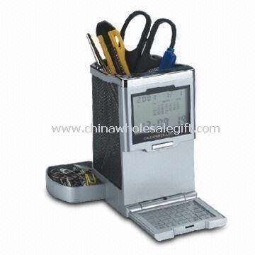 Calendar Penholder with Calculator Alarm and Key-tone Settings