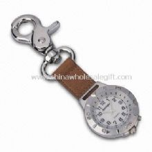 Porte clef montre avec boîtier en alliage et bande images