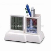 Pen Holder with Clock and Photo Frame images