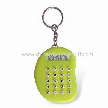 Mini calculatrice à 8 chiffres avec porte-clés