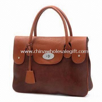 Briefcase with Comfortable Shoulder Strap Made of Synthetic Leather