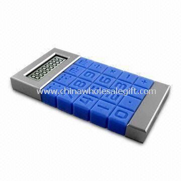 Calculadora de 8 dígitos de silicona portátil escritorio Ideal para regalos