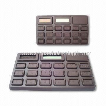 Calculadora de oficina estilo chocolate