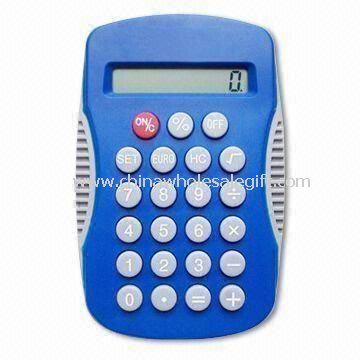 Handheld Calculator Made of Plastic